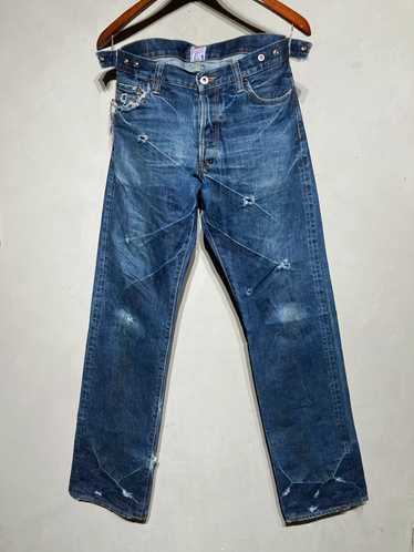 Prps $638 OG JAPANESE INDIGO DARK WASH DISTRESSED… - image 1