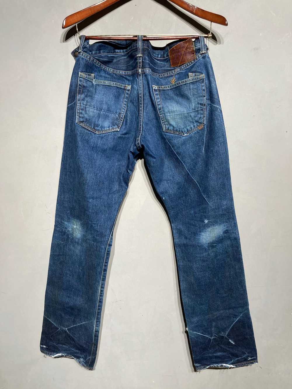 Prps $638 OG JAPANESE INDIGO DARK WASH DISTRESSED… - image 5