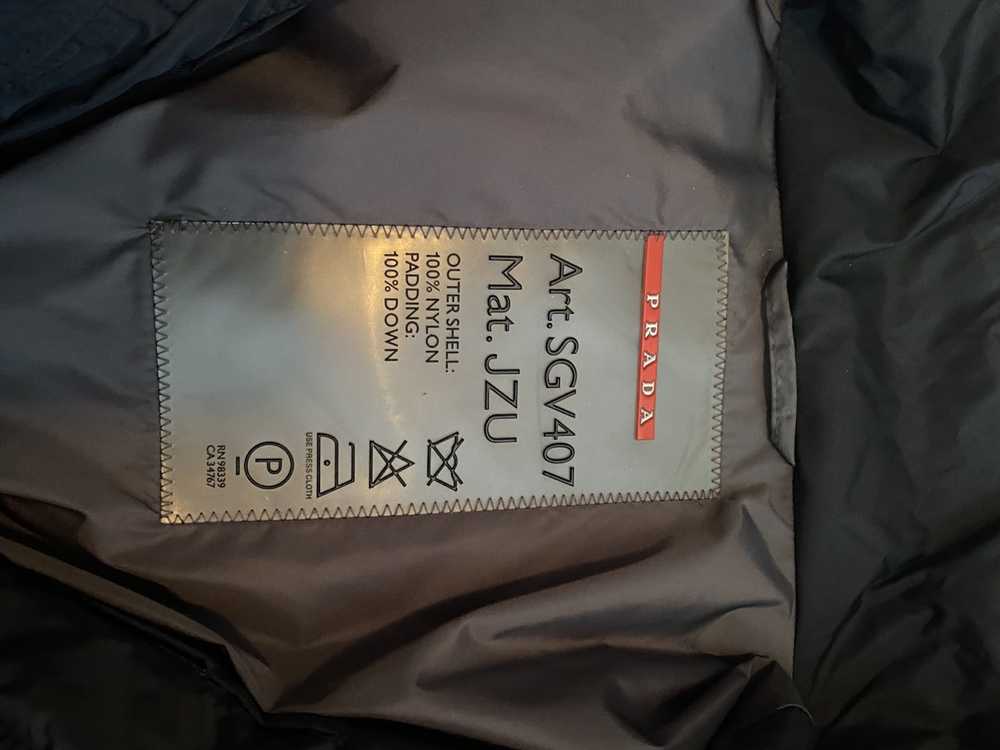 Prada PRADA Sport blue down puffer jacket OG vint… - image 4