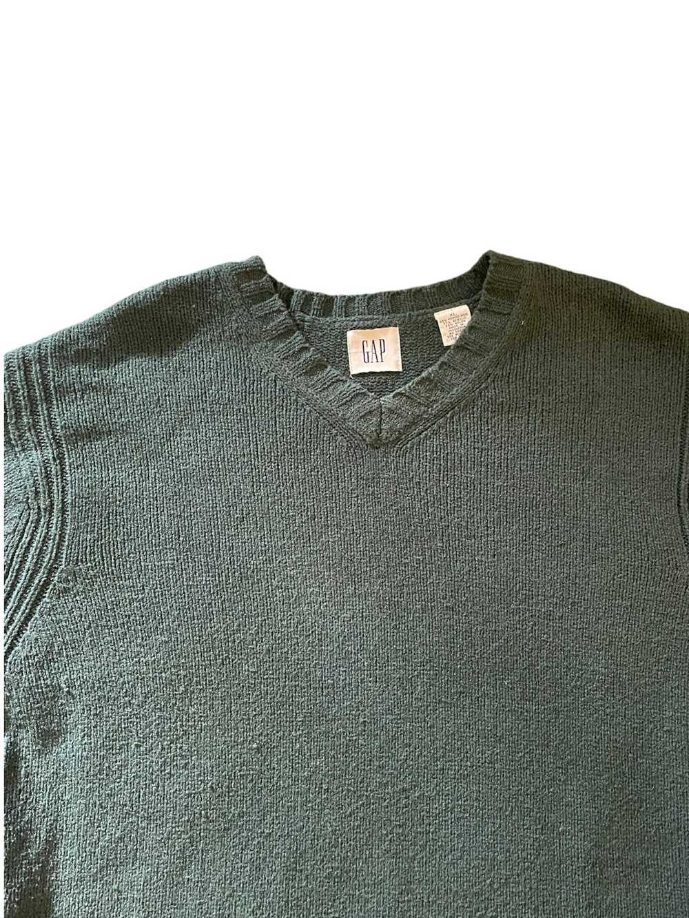 Cashmere & Wool × Gap × Vintage Vintage GAP V Nec… - image 1