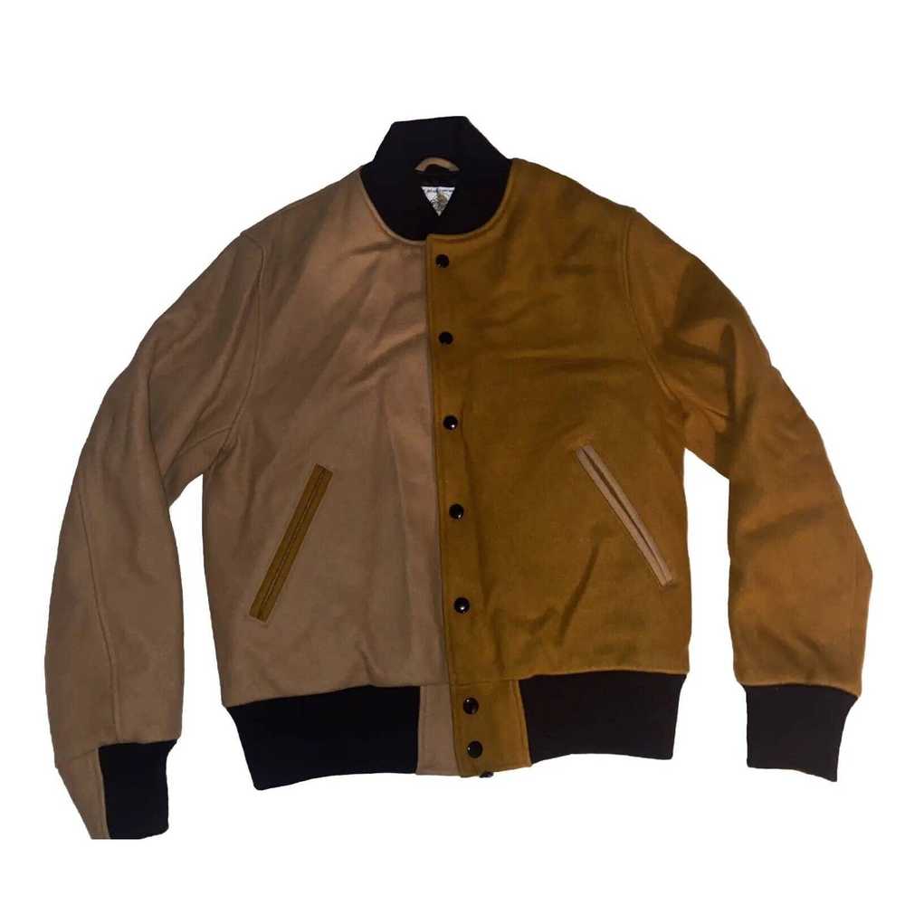 Golden Bear Golden Bear Varsity Jacket Med Wool Q… - image 1