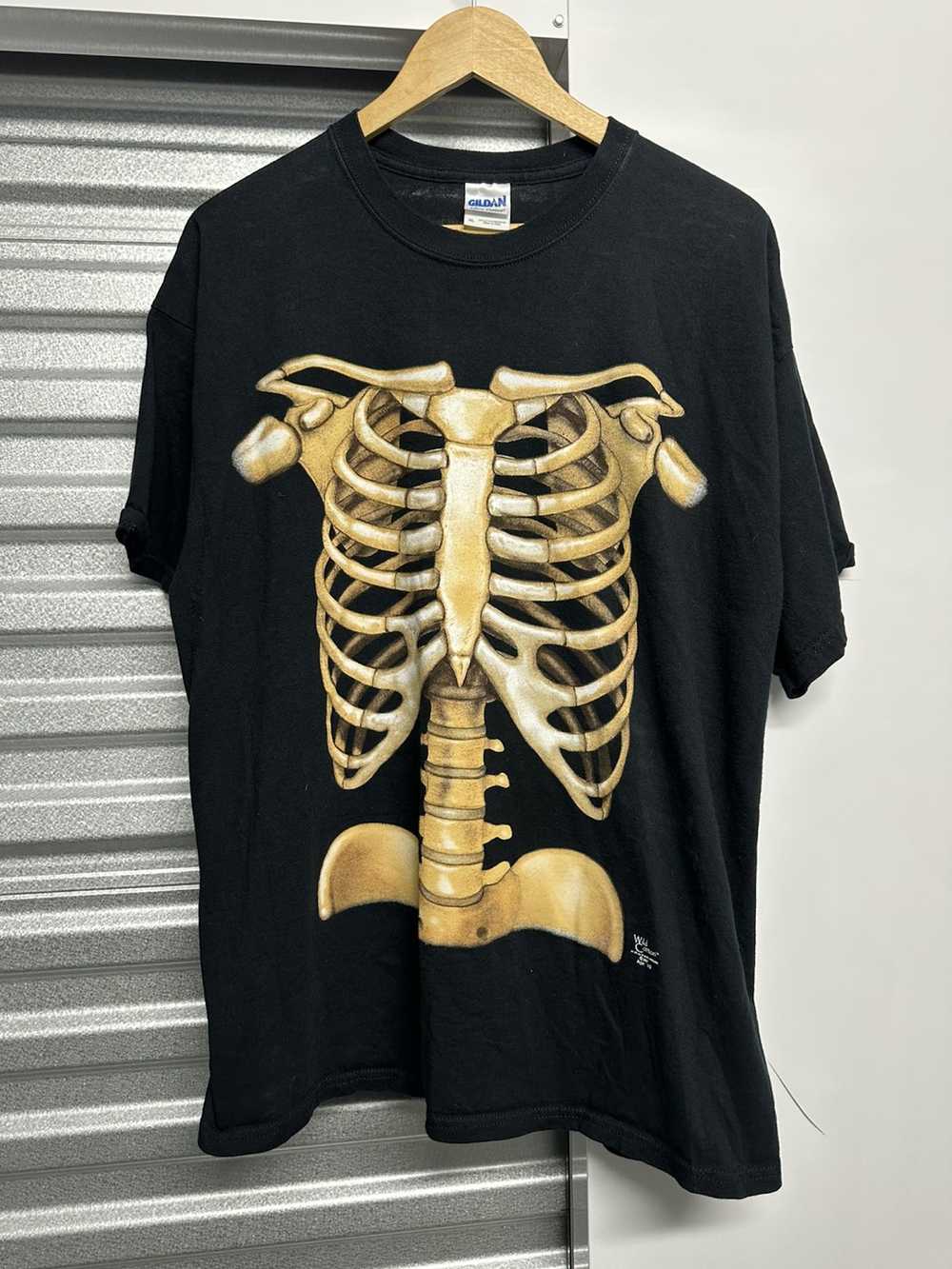 Streetwear × Vintage Vintage Y2K Skeleton Front &… - image 1