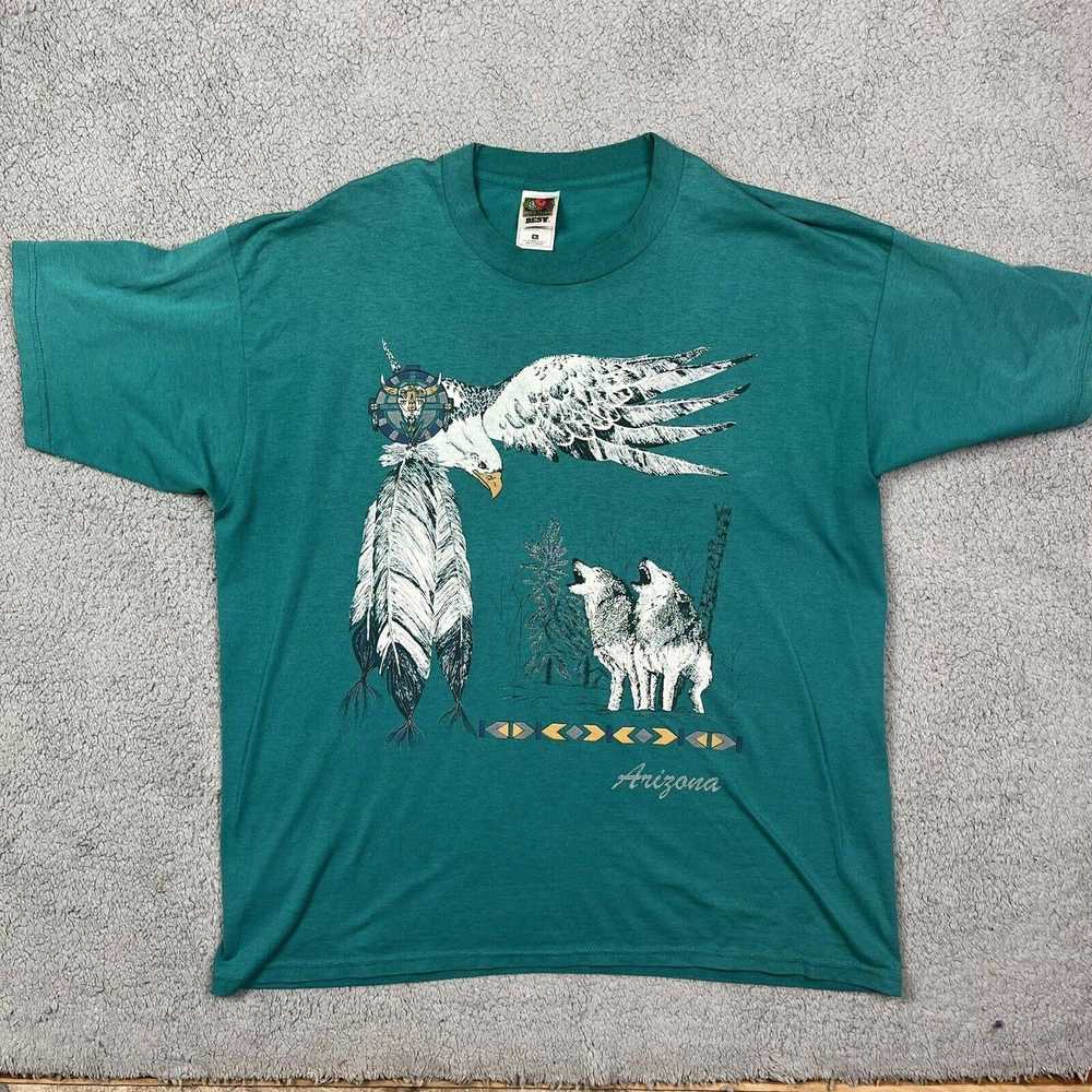 Vintage Vintage Arizona Howling Wolves And Eagle … - image 2