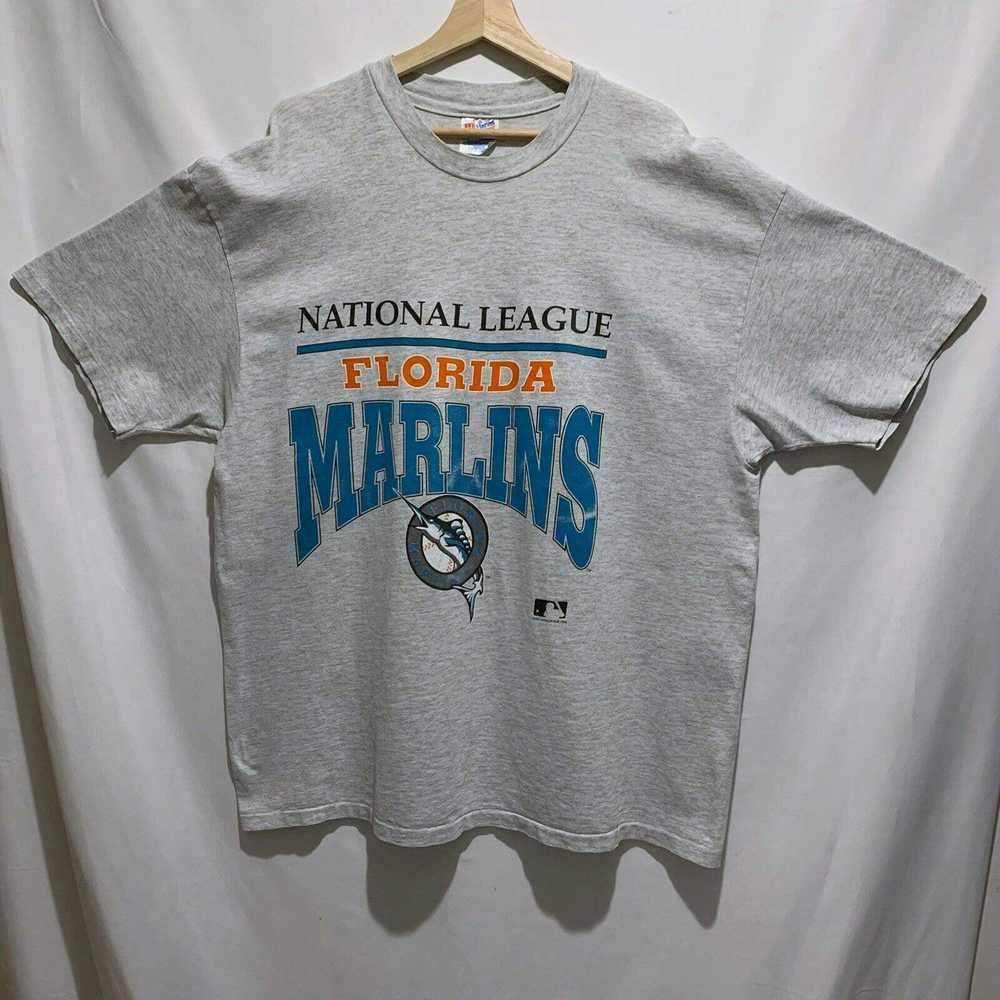 MLB × Vintage Vintage 90s Florida Marlins MLB Rar… - image 2