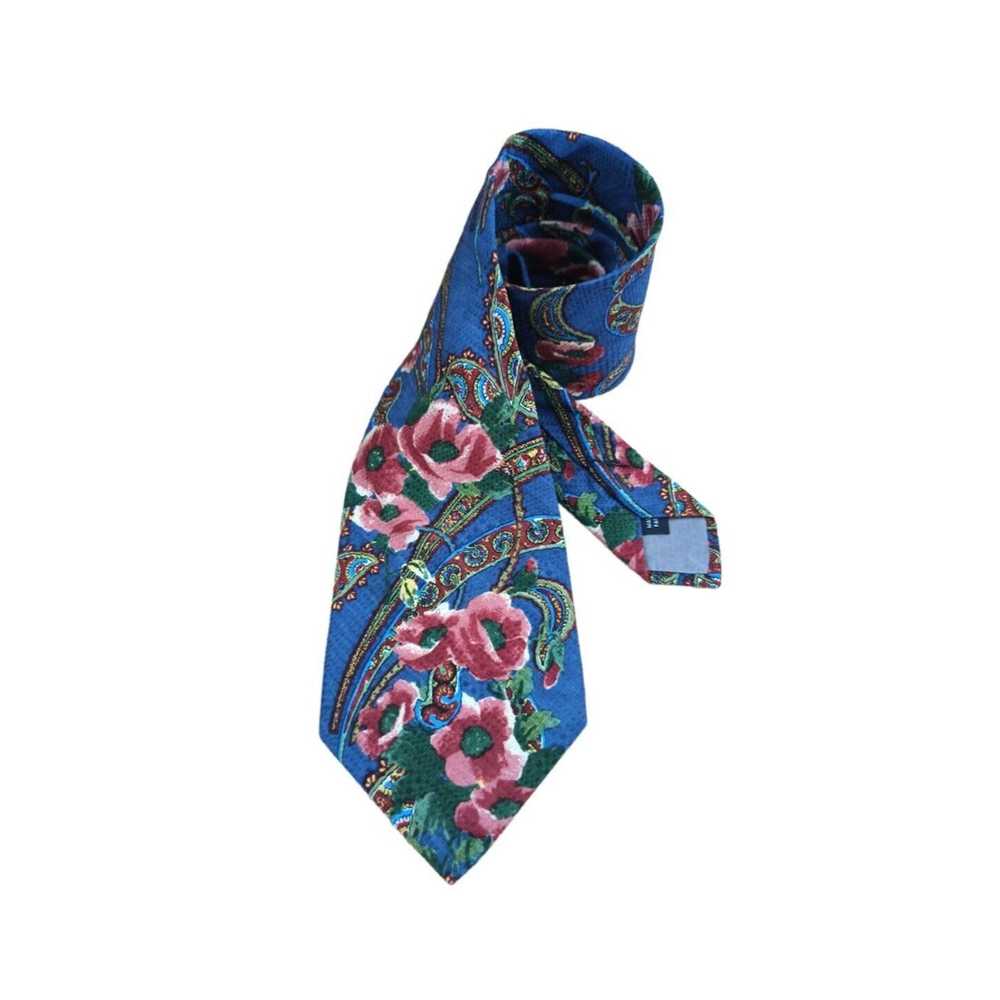 Kenzo KENZO HOMME Floral Silk Tie ITALY 59"/ 4" EC - image 2