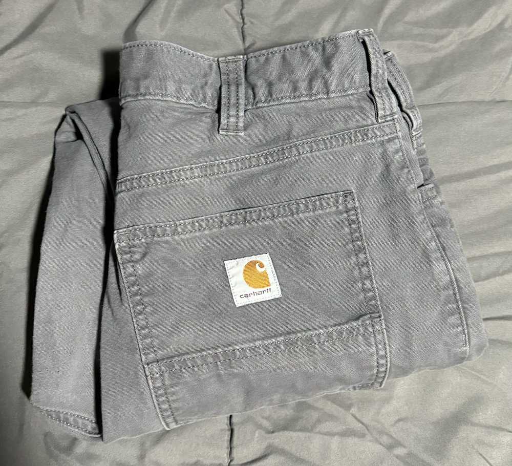 Carhartt × Vintage Vintage Gray Carhartt Pants - image 1