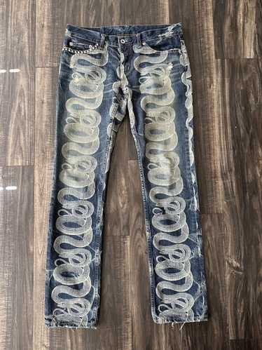 Hysteric Glamour Hysteric glamour snake denim