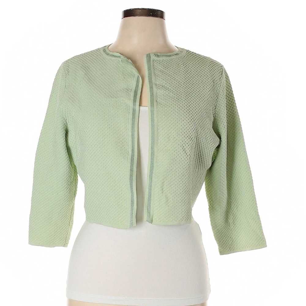 Other Eva Mendes New York & Company Cropped Mint … - image 1