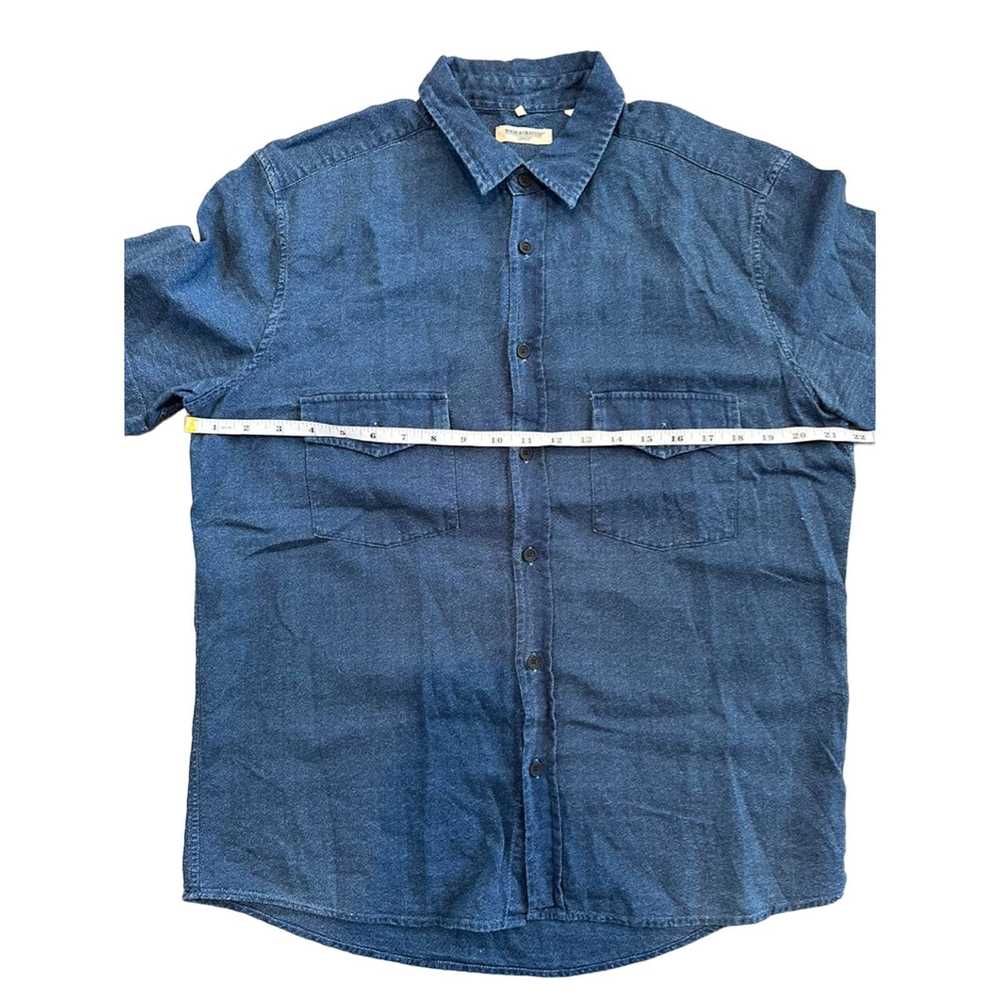 Levi's Levis Indigo Chambray Short Sleeve Shirt M… - image 4