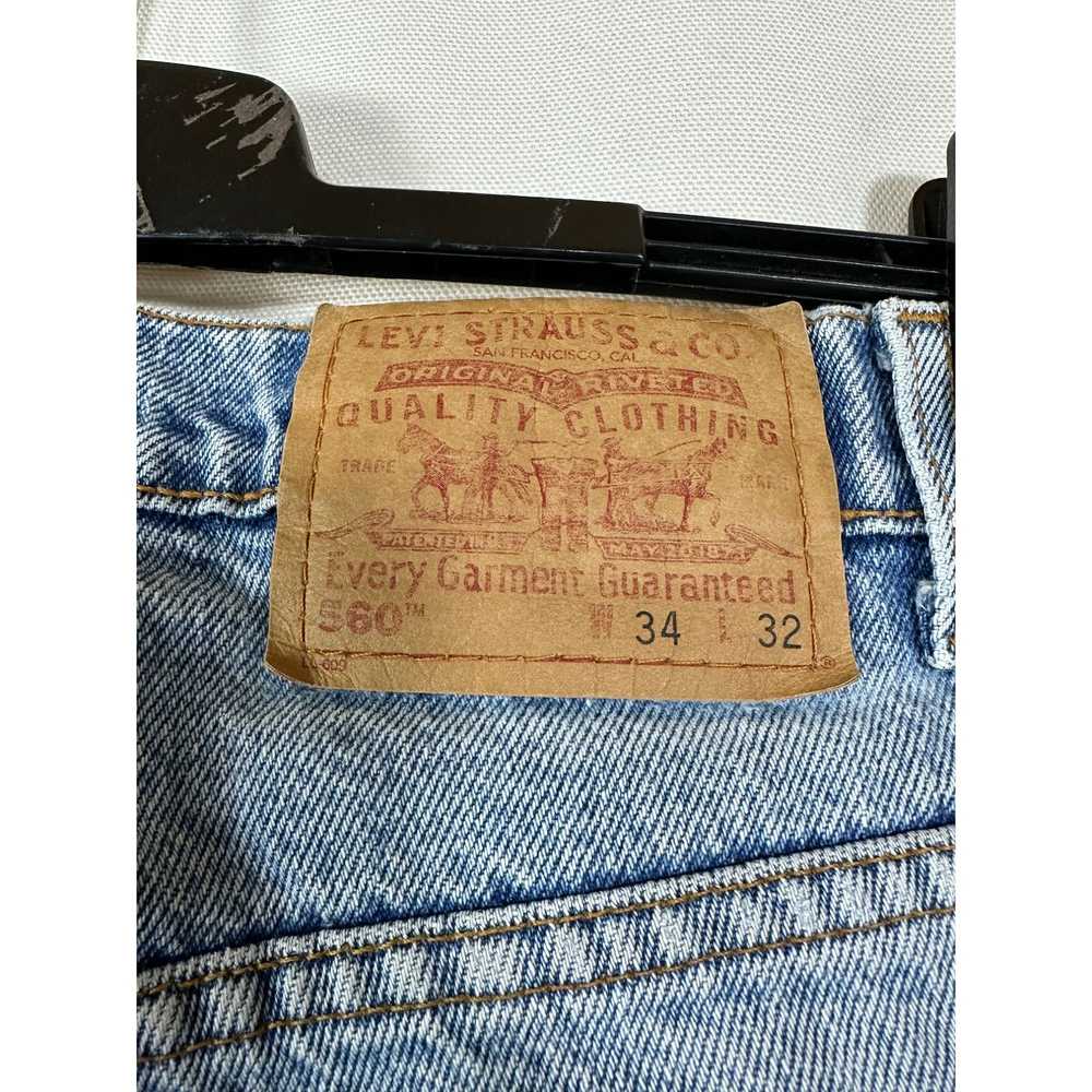 Levi's Vintage 90s Levis Red Tab 560 Jeans size W… - image 3