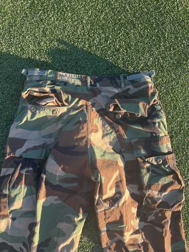 Military × Vintage Camouflage military pants