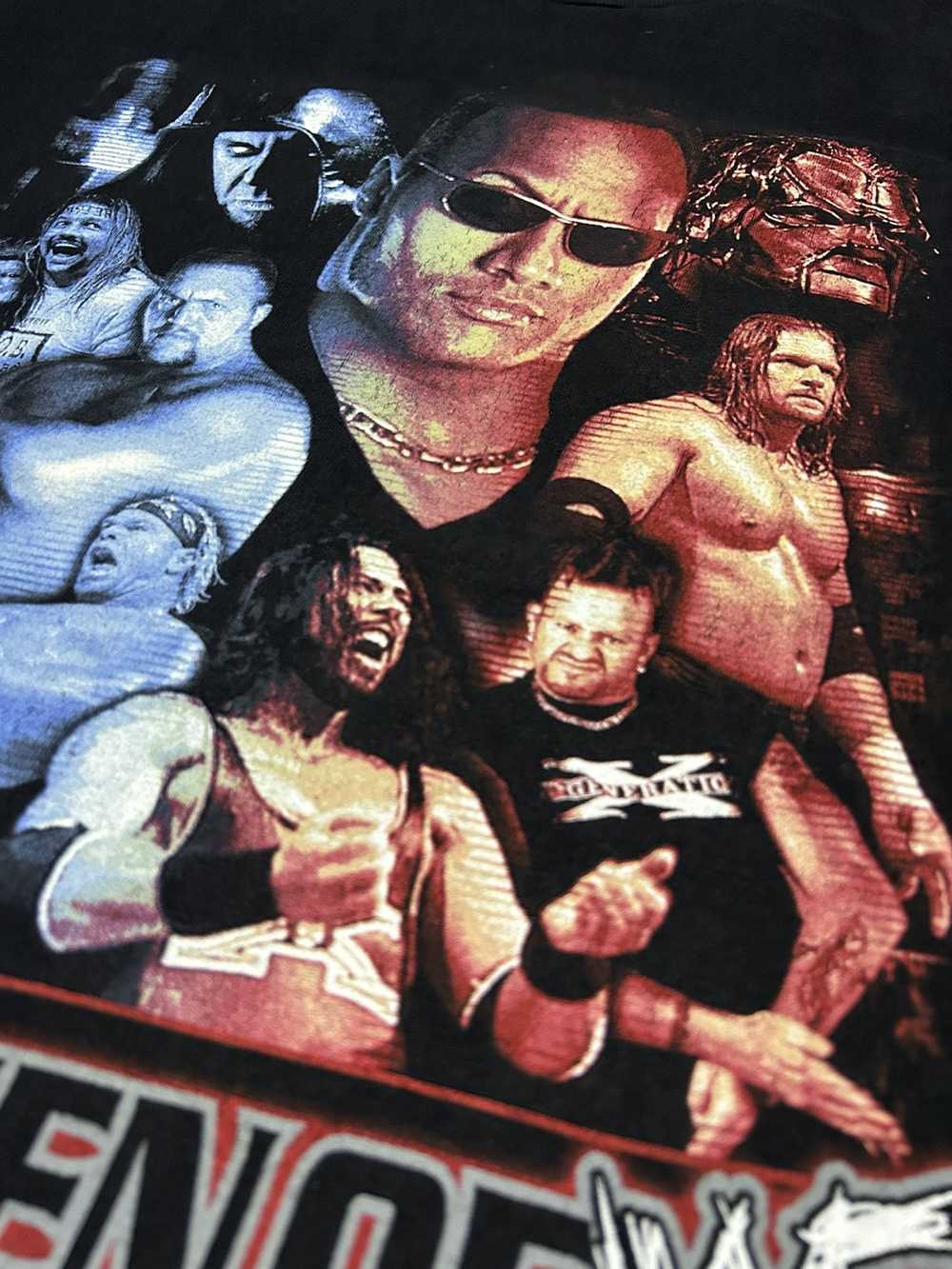 Vintage × Wwf 2000s The Men Of WWF Tshirt - image 3