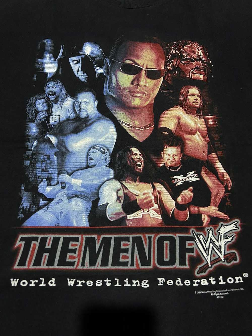 Vintage × Wwf 2000s The Men Of WWF Tshirt - image 7