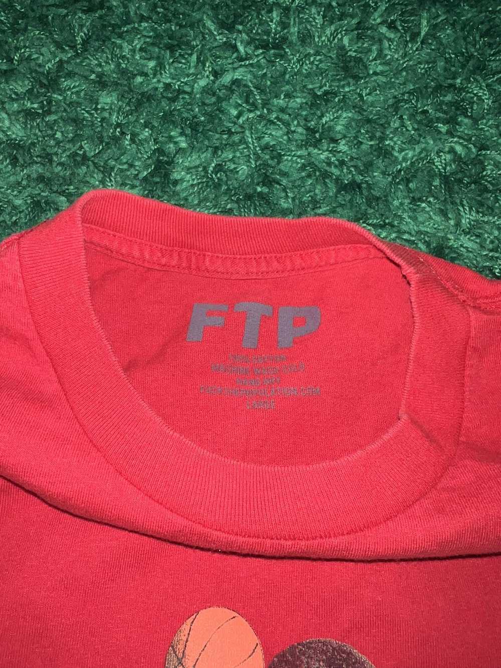 Fuck The Population FTP Harlem Tee Red Large - image 3