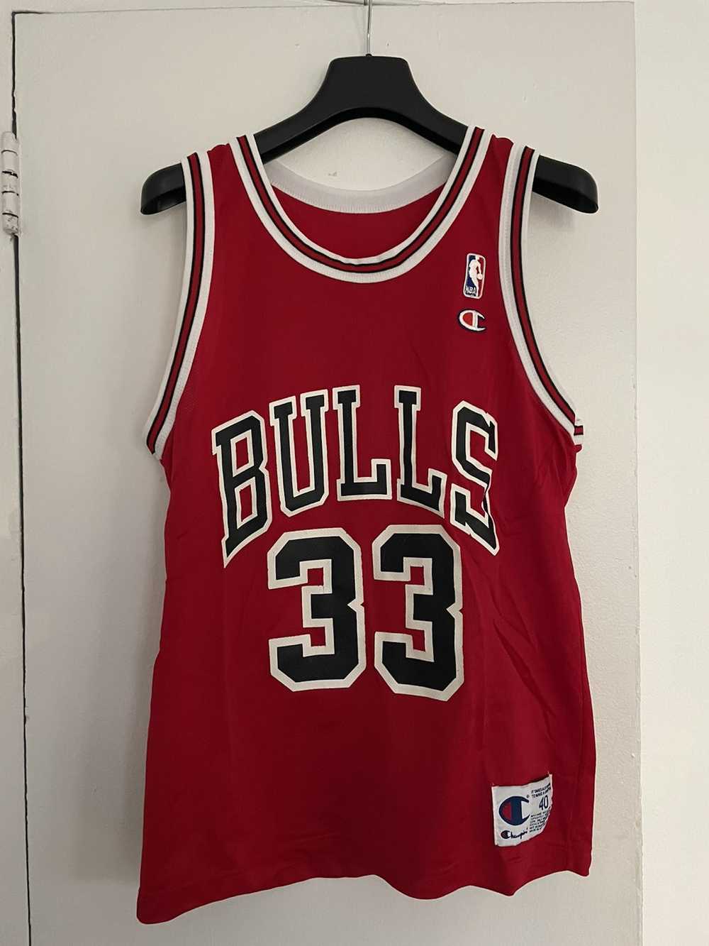 NBA Scottie Pippen Bulls 33 Vintage Jersey NBA Si… - image 1