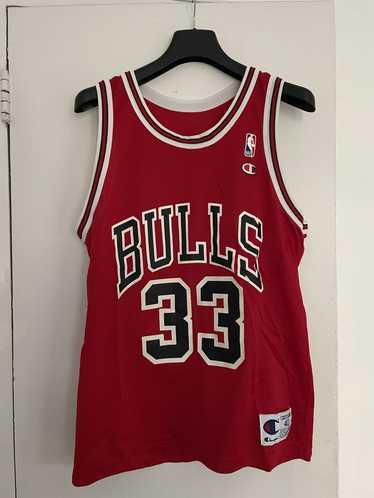 NBA Scottie Pippen Bulls 33 Vintage Jersey NBA Si… - image 1