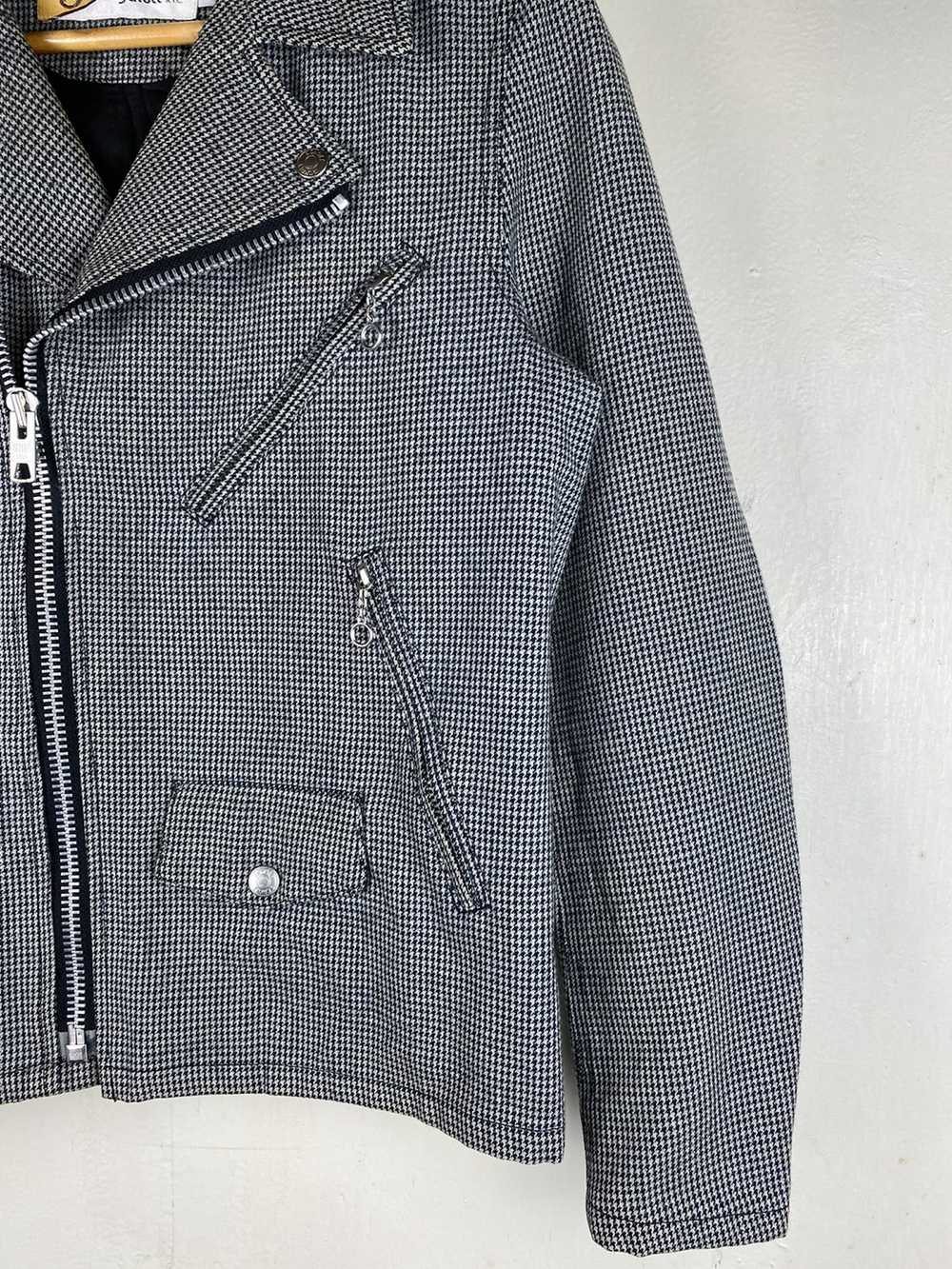 Schott 🔥Perfecto Schott Houndstooth Rider Jacket - image 10