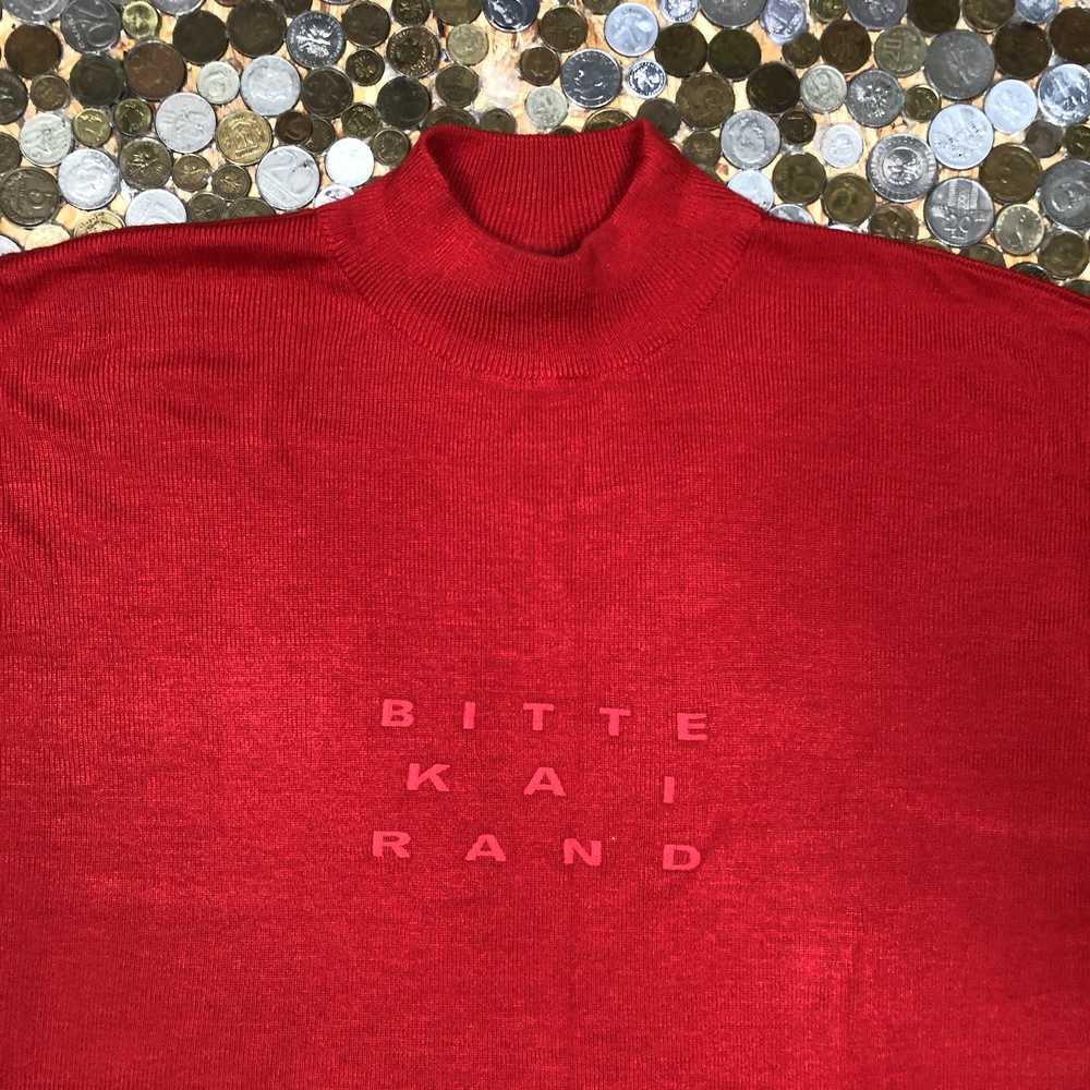 Vintage Vintage Bitte Kai rand t-shirt sweater 90… - image 2