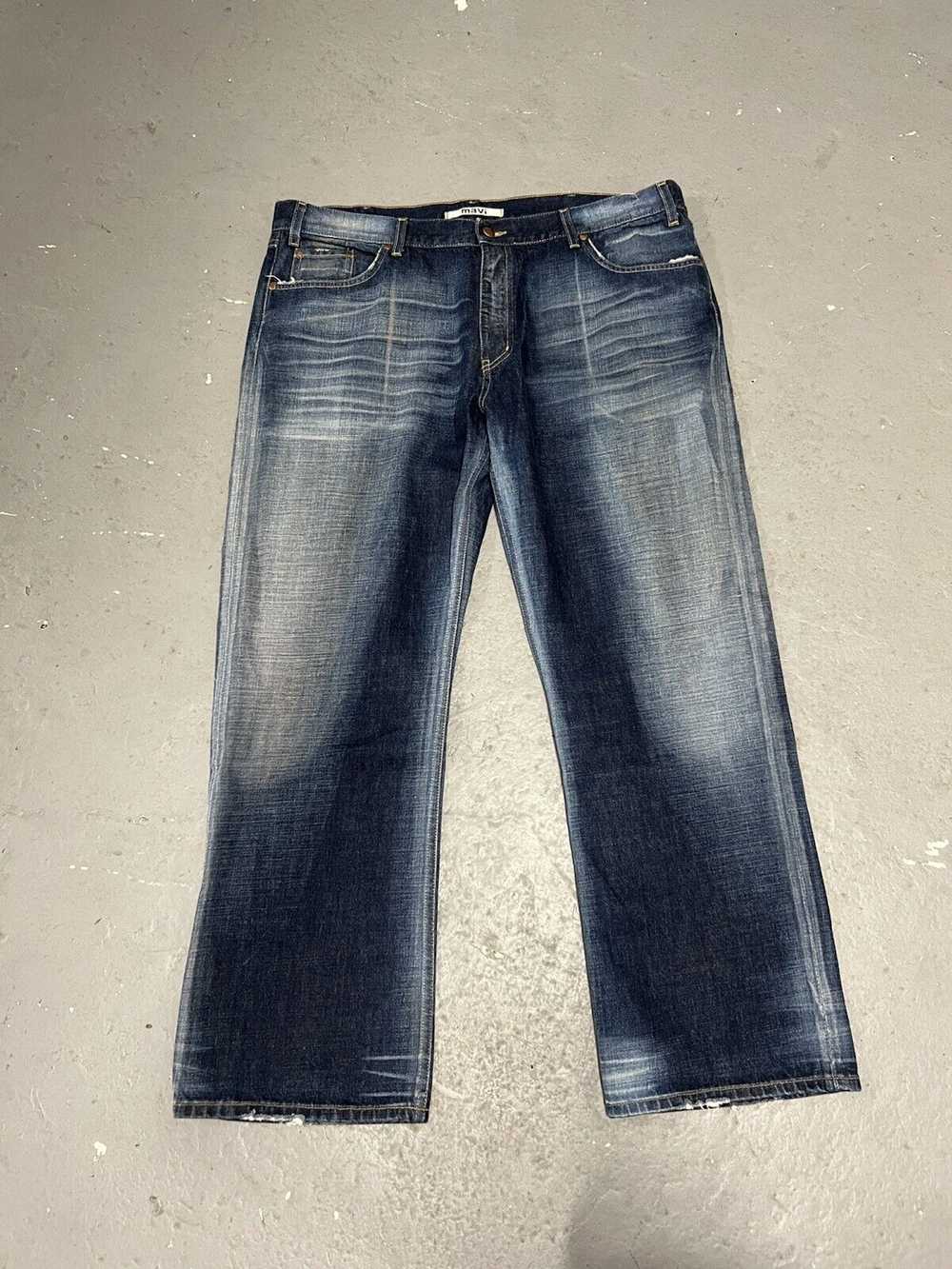 Mavi Mavi Jeans Mens 38x30 Blue Bootcut 337 Matt … - image 1