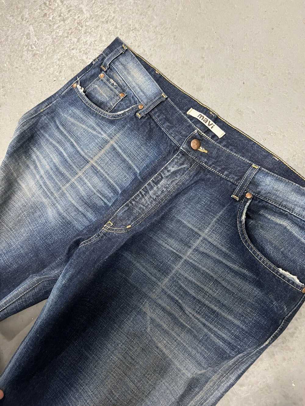 Mavi Mavi Jeans Mens 38x30 Blue Bootcut 337 Matt … - image 2