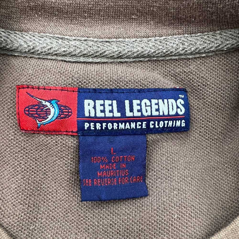 Reel Legends Reel Legends Crewneck Tee Shirt Brow… - image 3