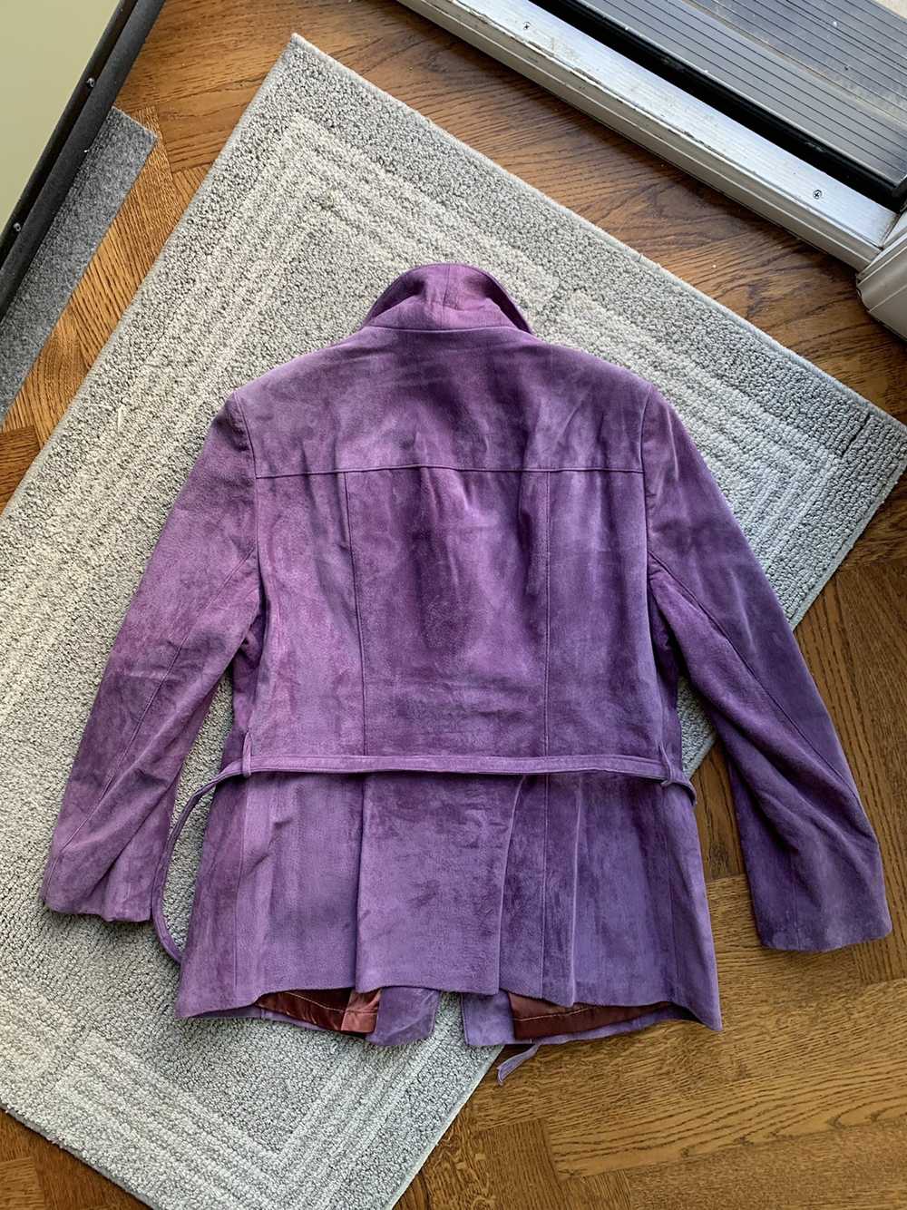 Leather Jacket × Other × Vintage Vintage Purple S… - image 3