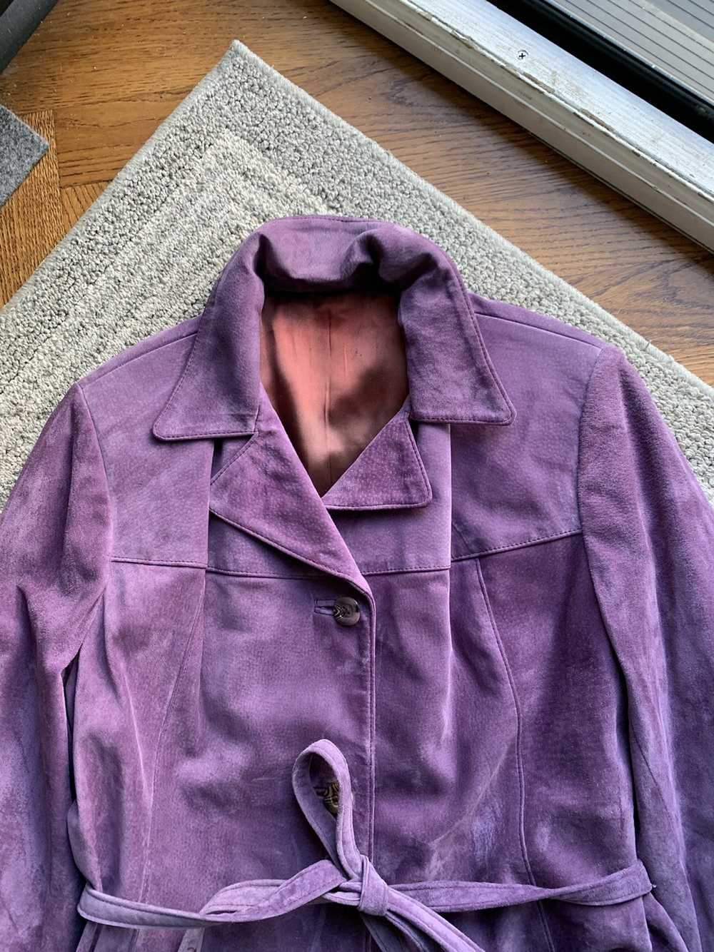 Leather Jacket × Other × Vintage Vintage Purple S… - image 5