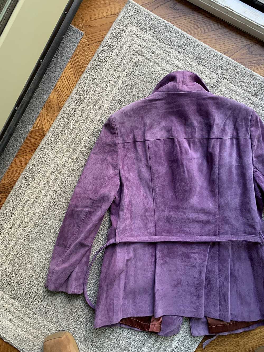 Leather Jacket × Other × Vintage Vintage Purple S… - image 7