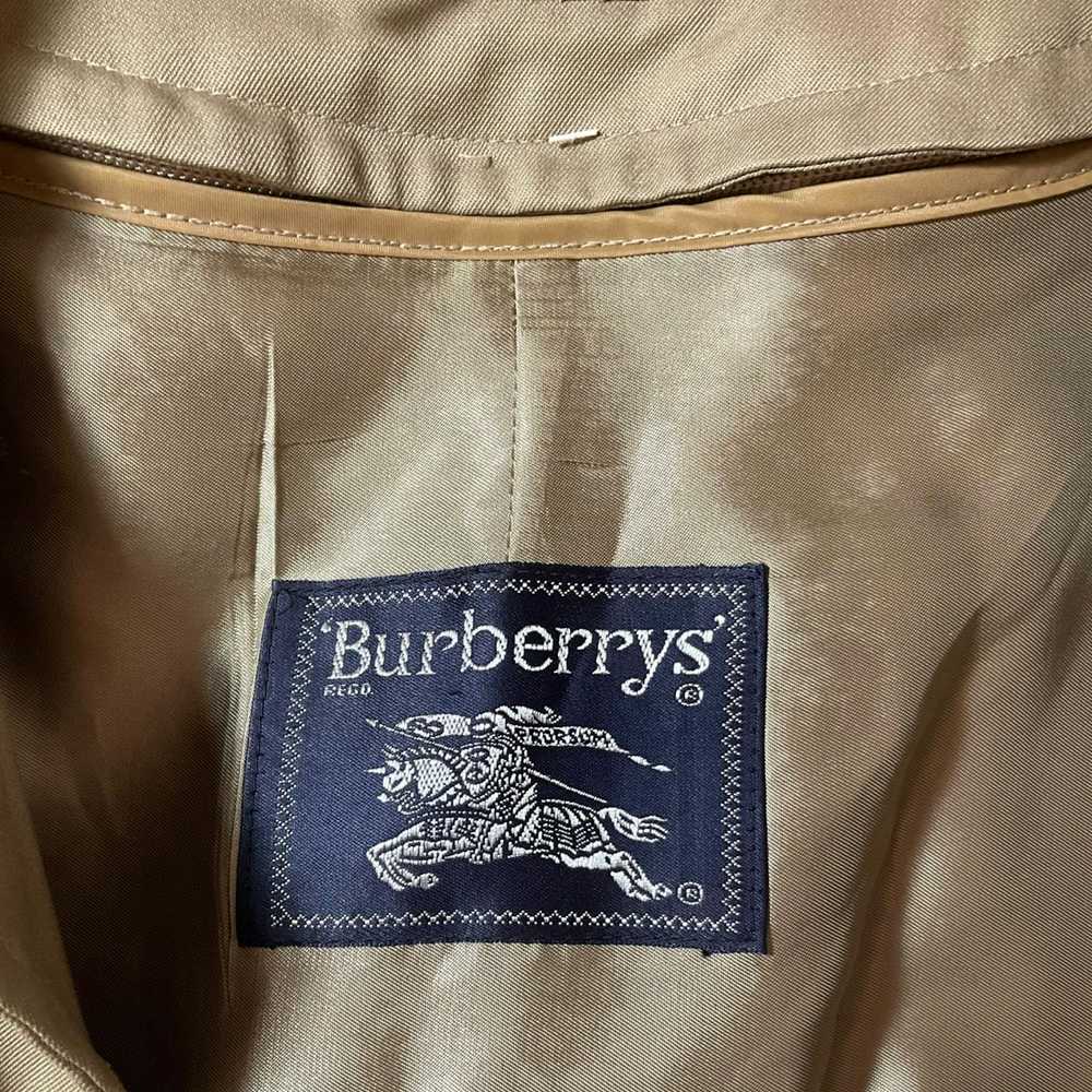 Burberry Burberry Men's Tan Trench Coat - image 9