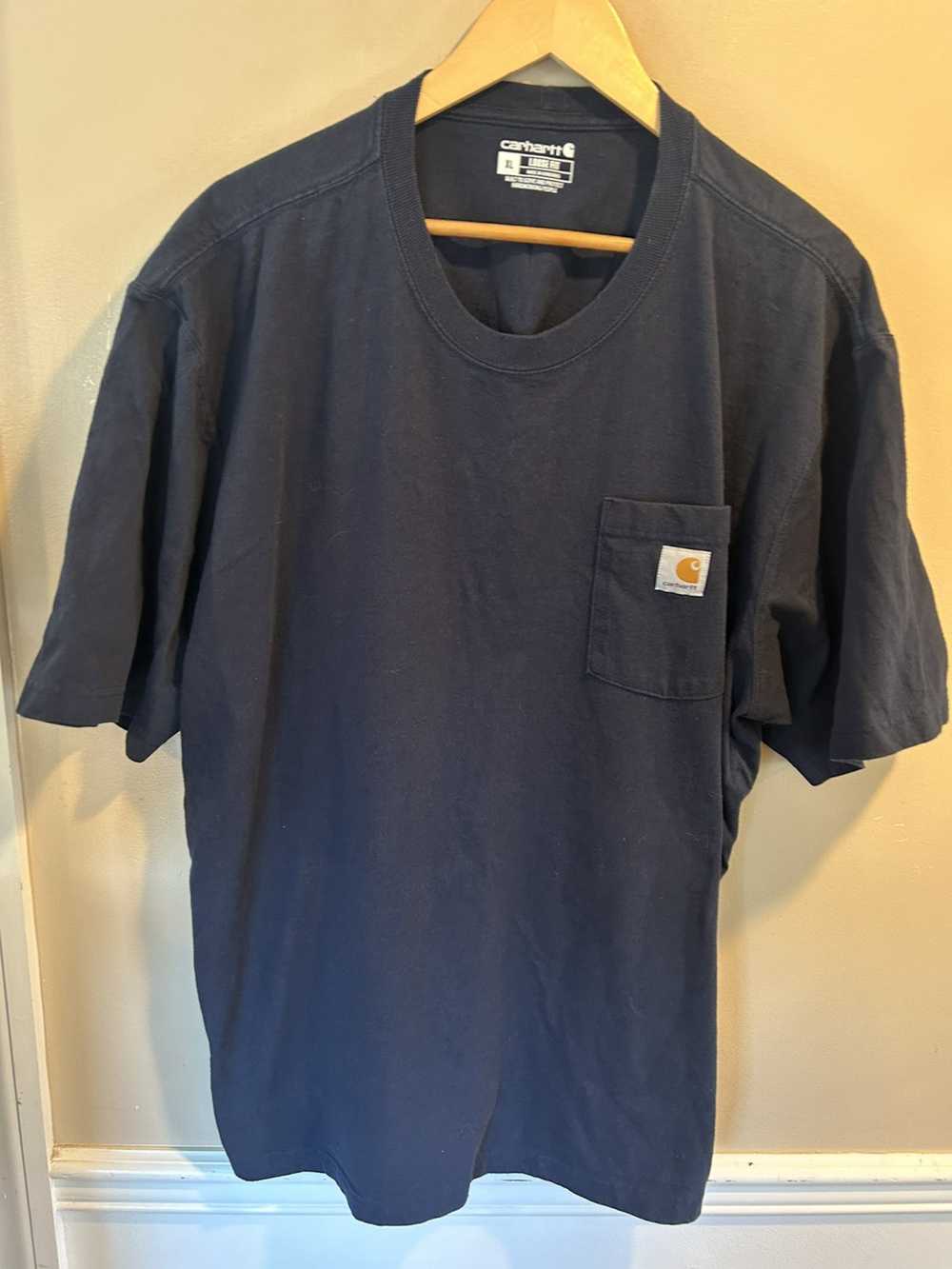 Carhartt Carhartt blue pocket tee shirt xl clothi… - image 2