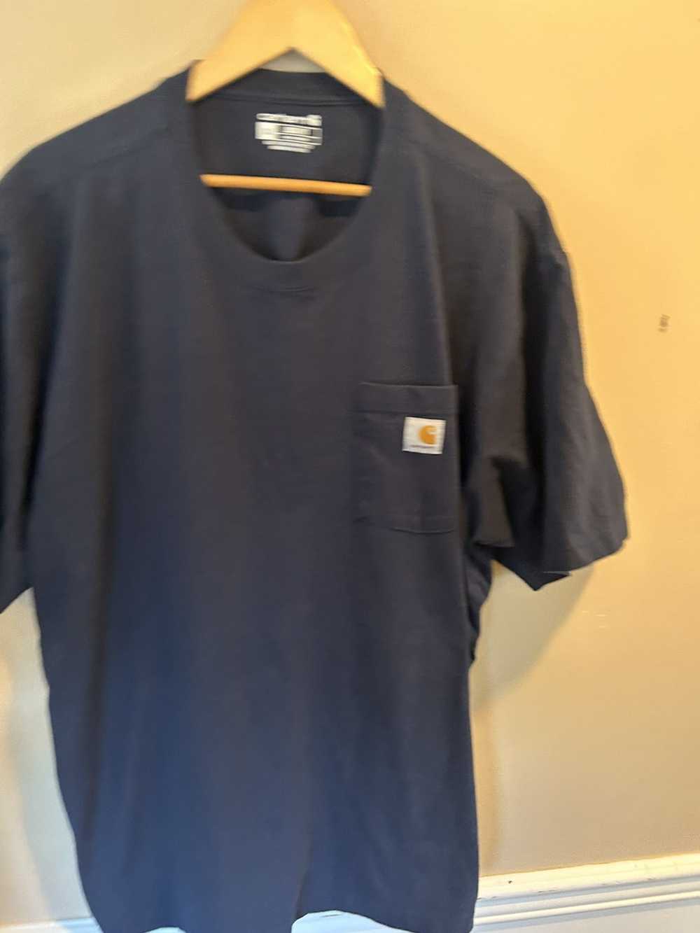 Carhartt Carhartt blue pocket tee shirt xl clothi… - image 3