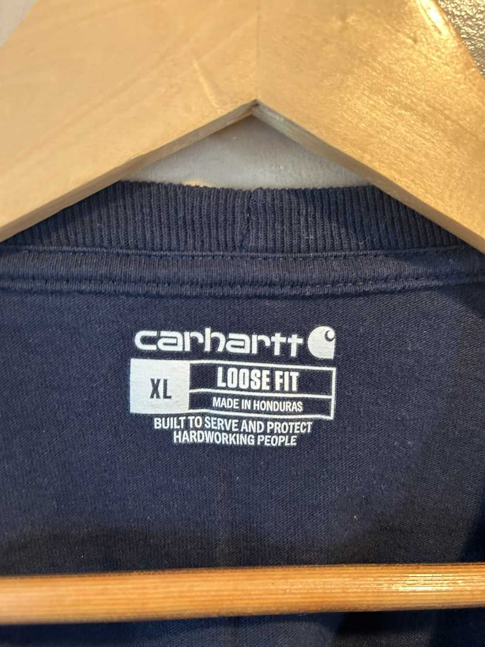 Carhartt Carhartt blue pocket tee shirt xl clothi… - image 4
