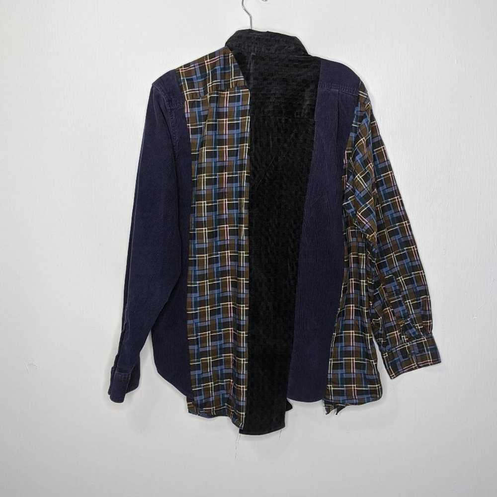 Vintage Vintage Custom Cut Sew Flannel Button Shi… - image 3