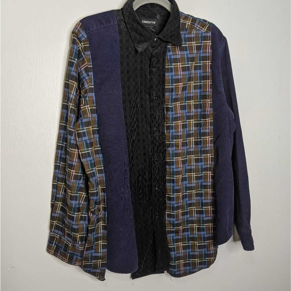 Vintage Vintage Custom Cut Sew Flannel Button Shi… - image 5