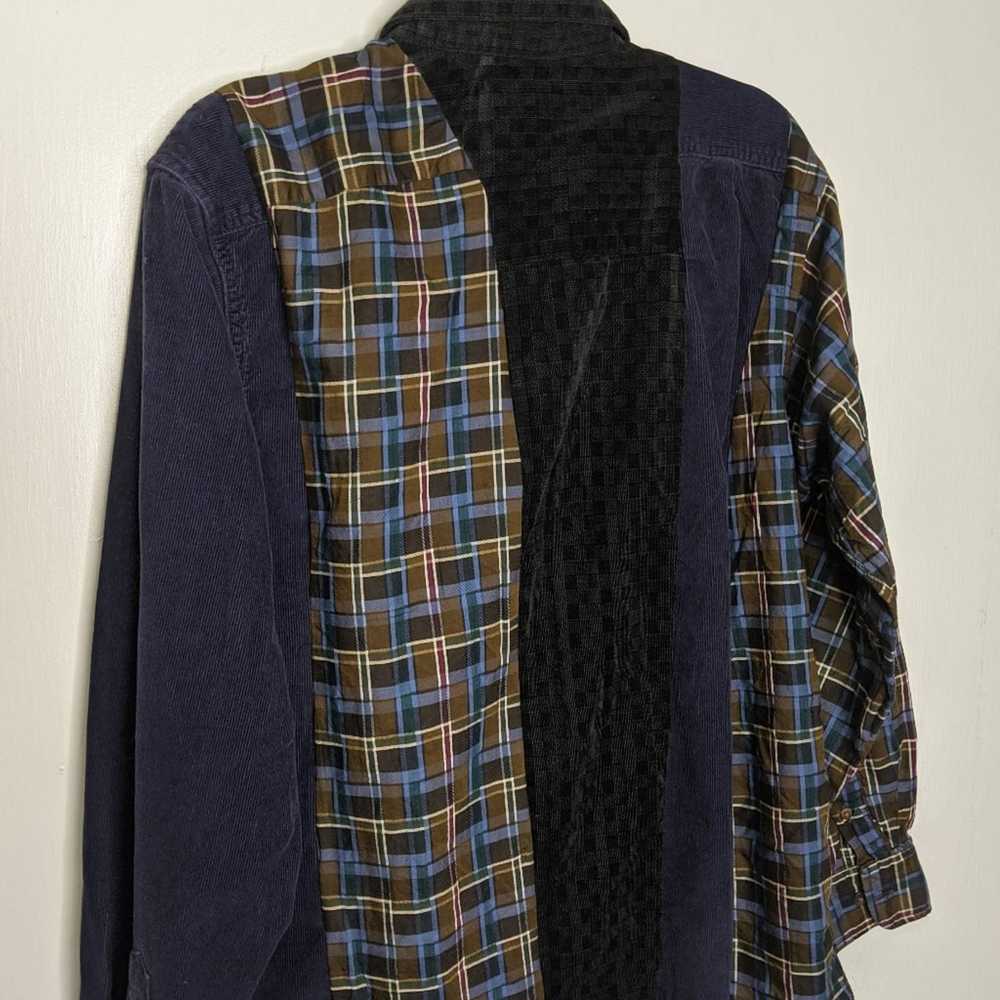 Vintage Vintage Custom Cut Sew Flannel Button Shi… - image 6