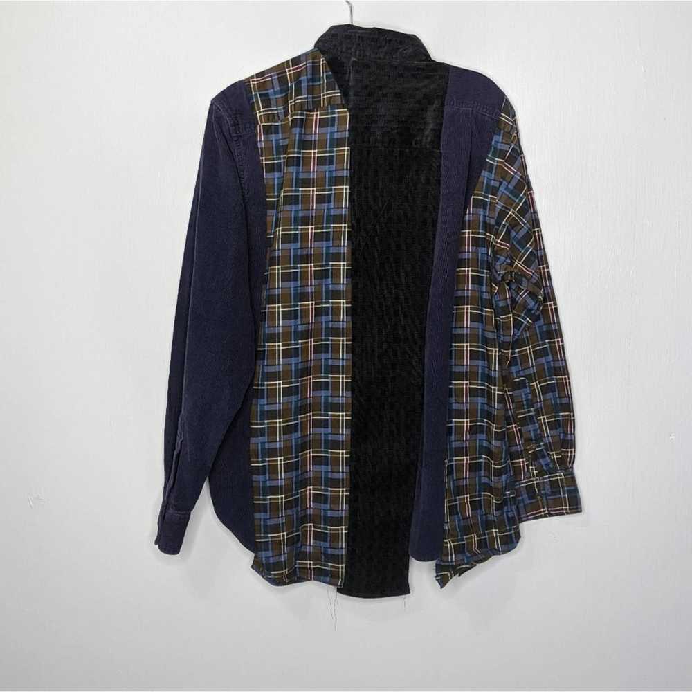 Vintage Vintage Custom Cut Sew Flannel Button Shi… - image 7