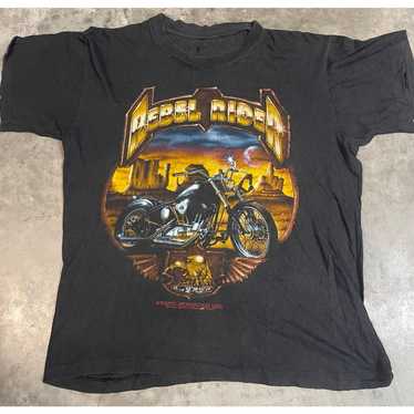 Vintage Just Brass Rebel Rider Indian Motorcycles Shirt Fits XL/L Biker  Motorcycle Harley 3D 90s Grunge Tee 