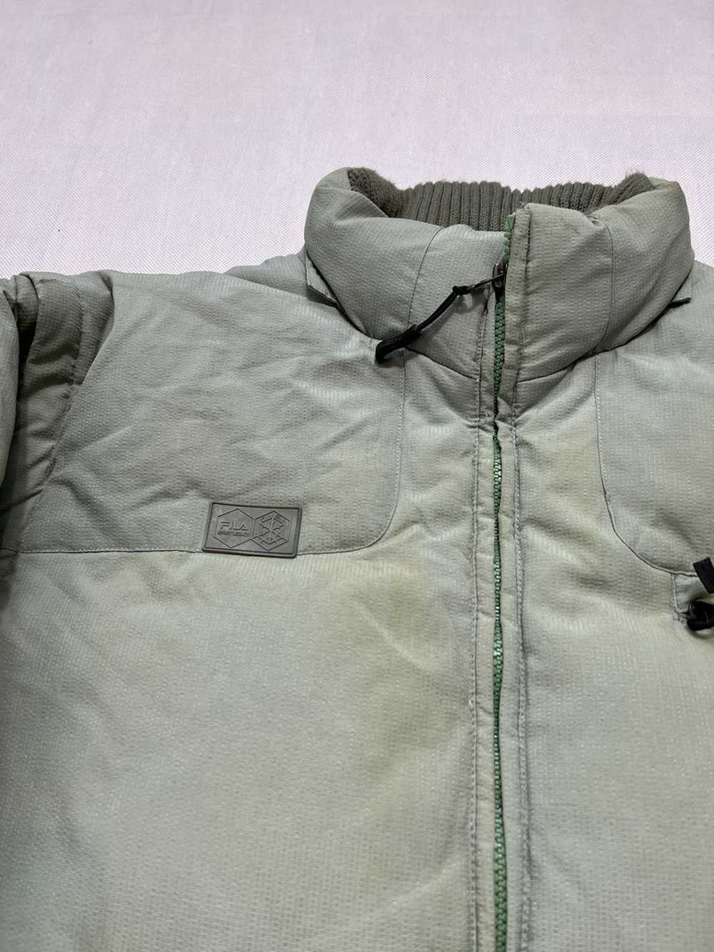 Fila × Vintage Puffer Jacket / Vest FILA vintage … - image 8