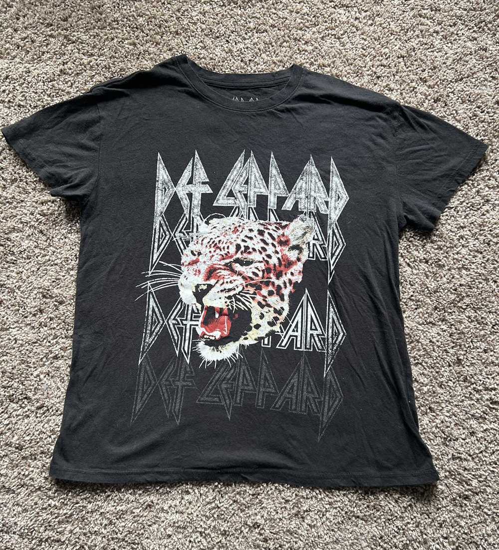 Def Leppard Def Leppard Black T Shirt - image 1