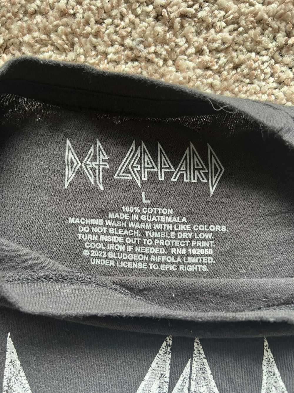 Def Leppard Def Leppard Black T Shirt - image 2