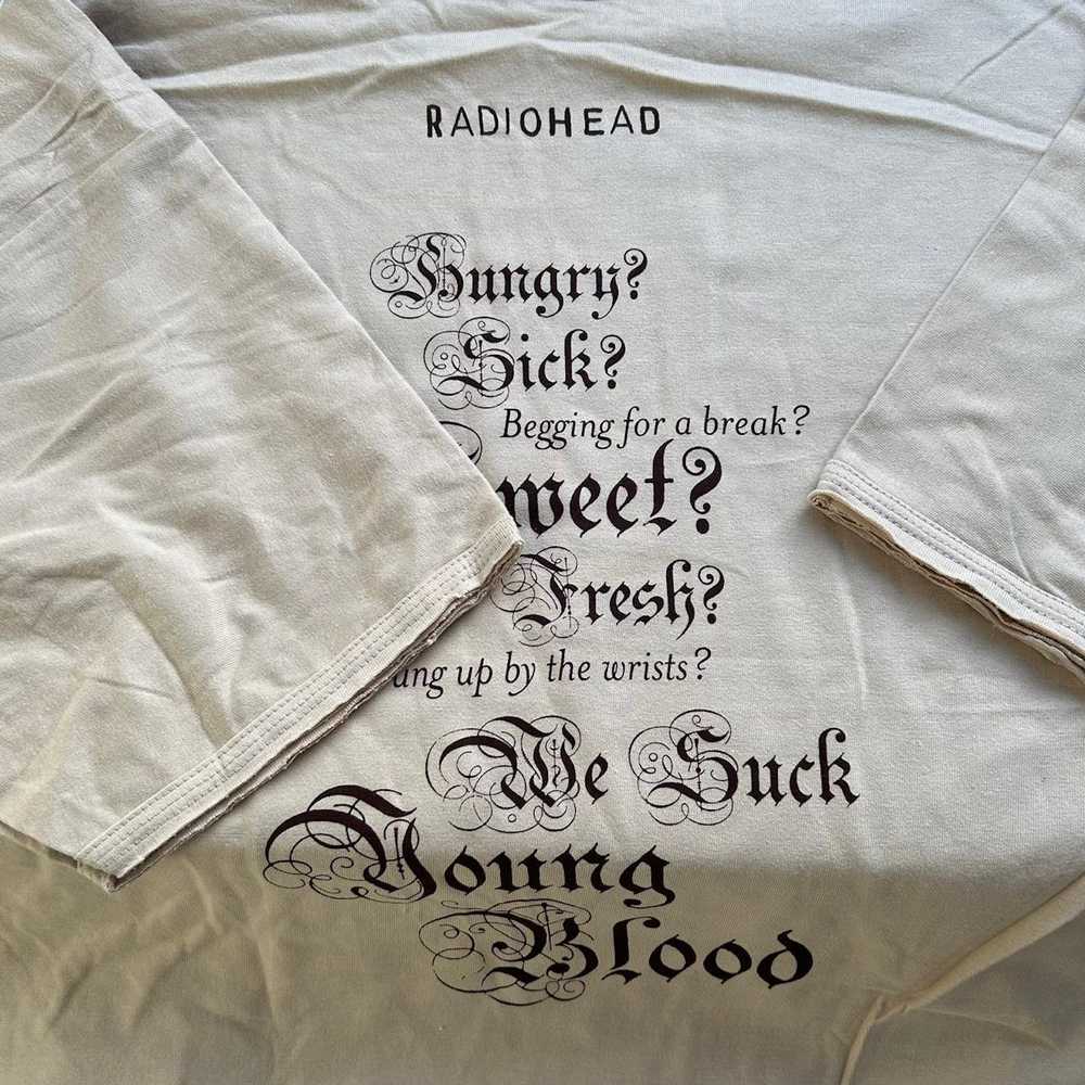 Other Vintage 1999-2001 Radiohead WASTE Band T Sh… - image 3