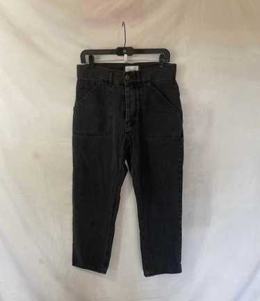 Nanushka Cropped Utility Denim Jeans
