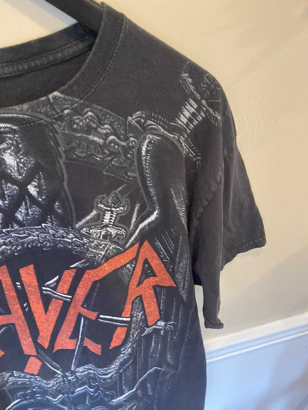 Other Slayer mens rock band tee black medium - image 4