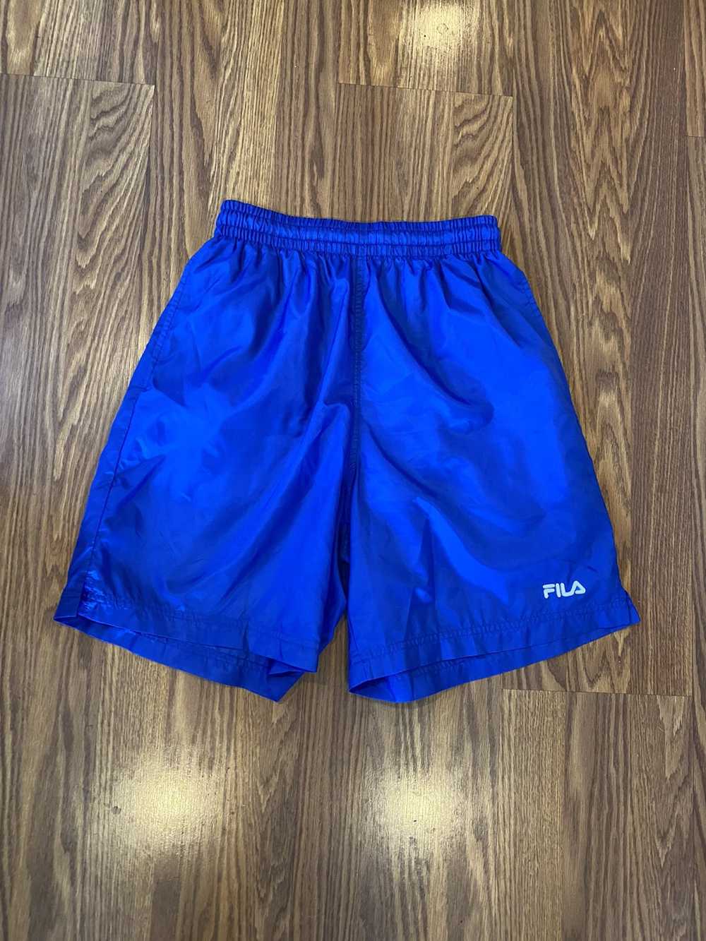 Fila Vintage fila shorts blue medium - image 1