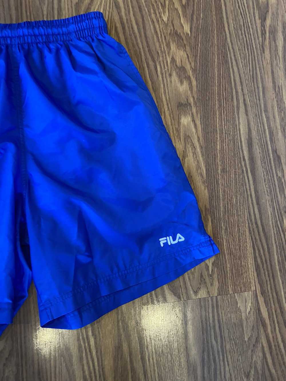 Fila Vintage fila shorts blue medium - image 2