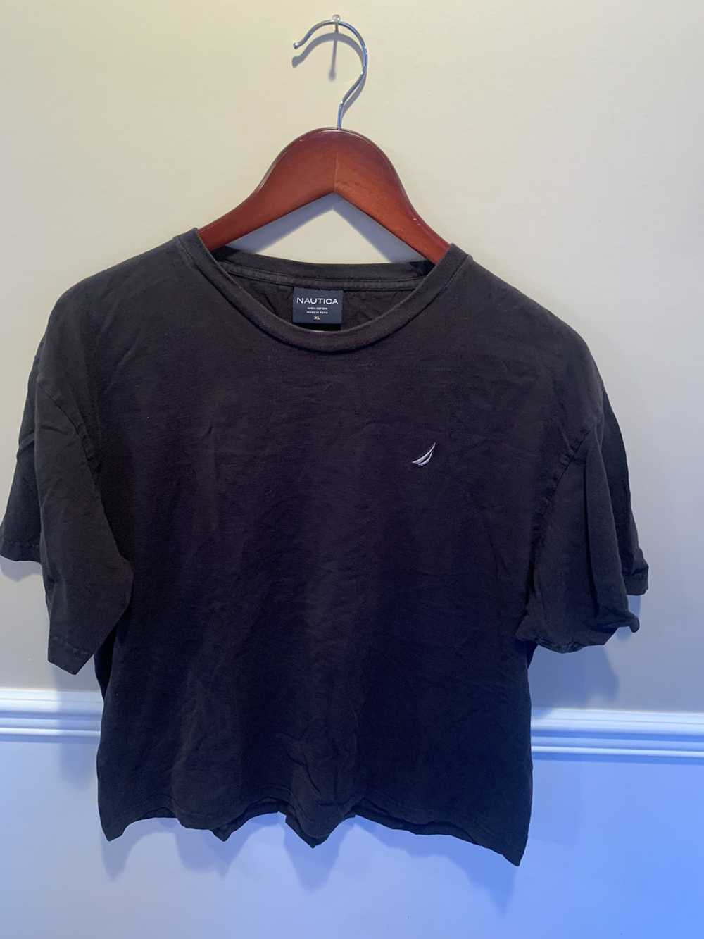 Nautica Nautica short sleeve black tee xl - image 1