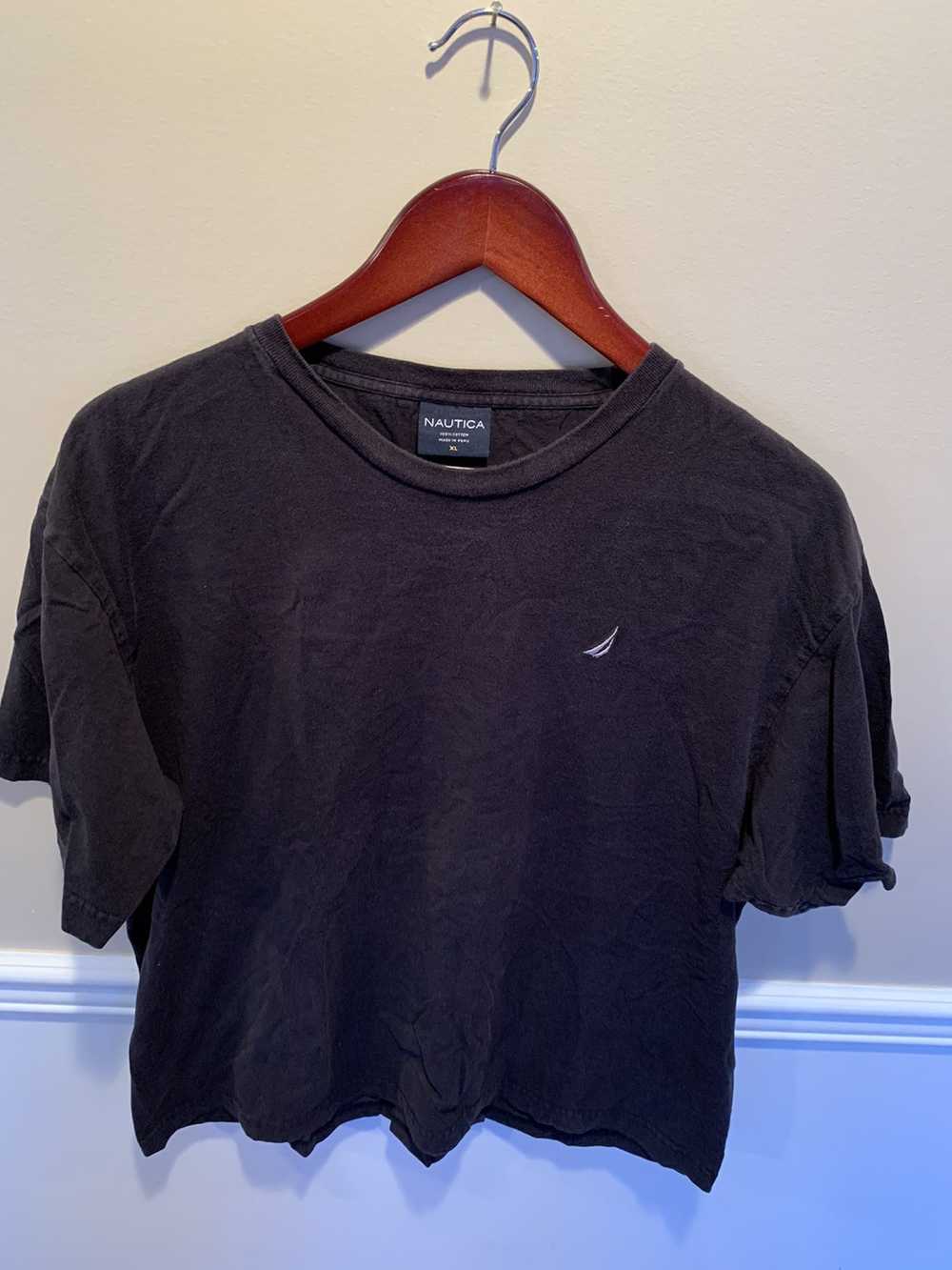 Nautica Nautica short sleeve black tee xl - image 4