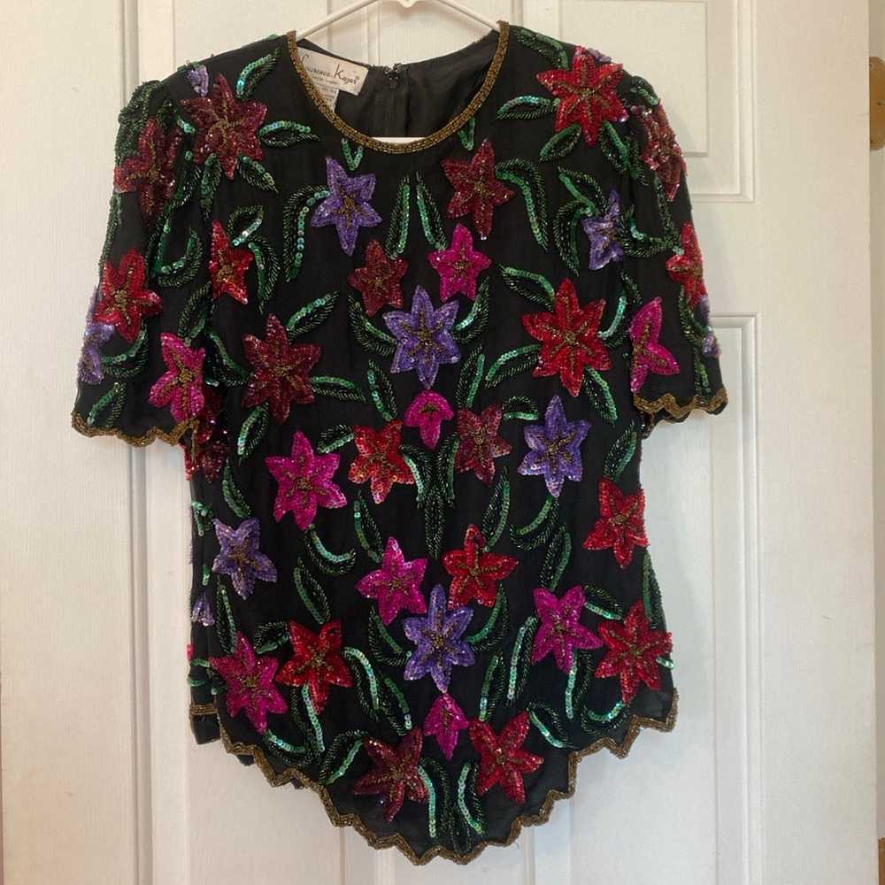 Laurence Kazar blouse size M - image 1