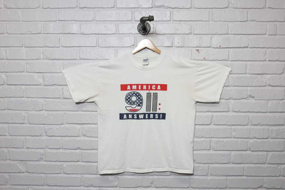 2000s 9/11 america answers tee shirt size xl - image 1