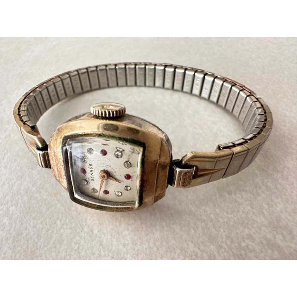 Benrus vintage MCM ladies 10kt rolled gold plate … - image 4